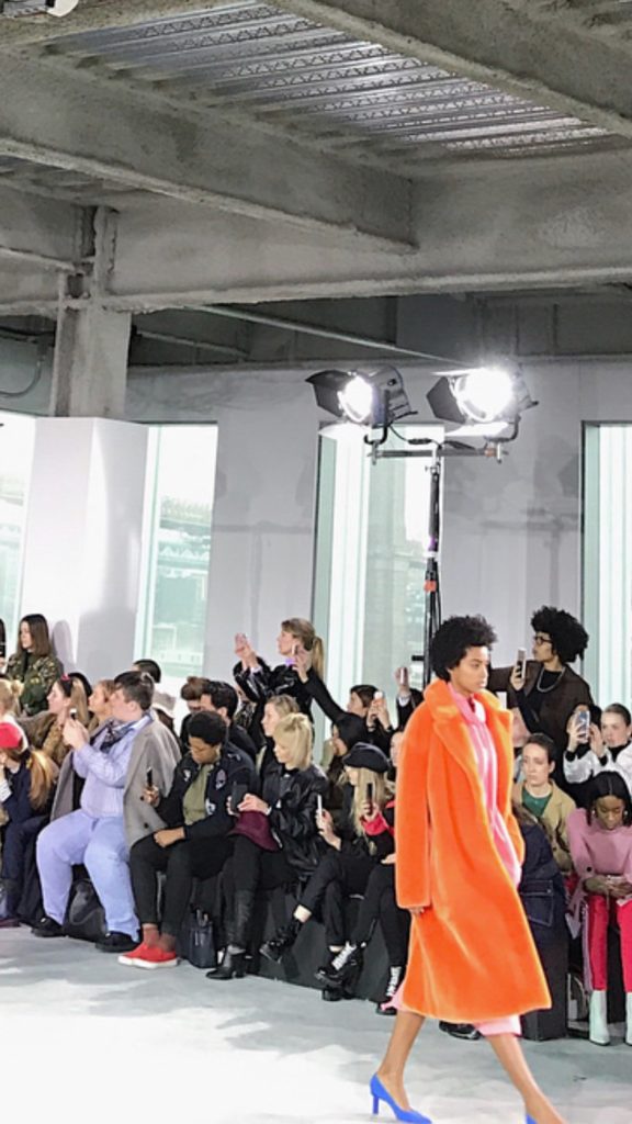 Models walking the spring collection at Tibi during New York Fashion Week.