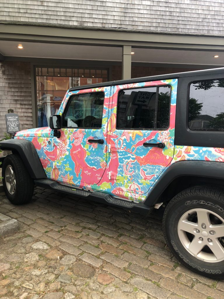 lilly pulitzer jeep nantucket