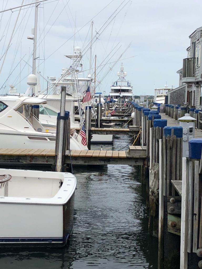 Nantucket harbor boats