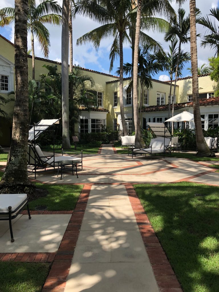 Brazilian court palm beach courtyard