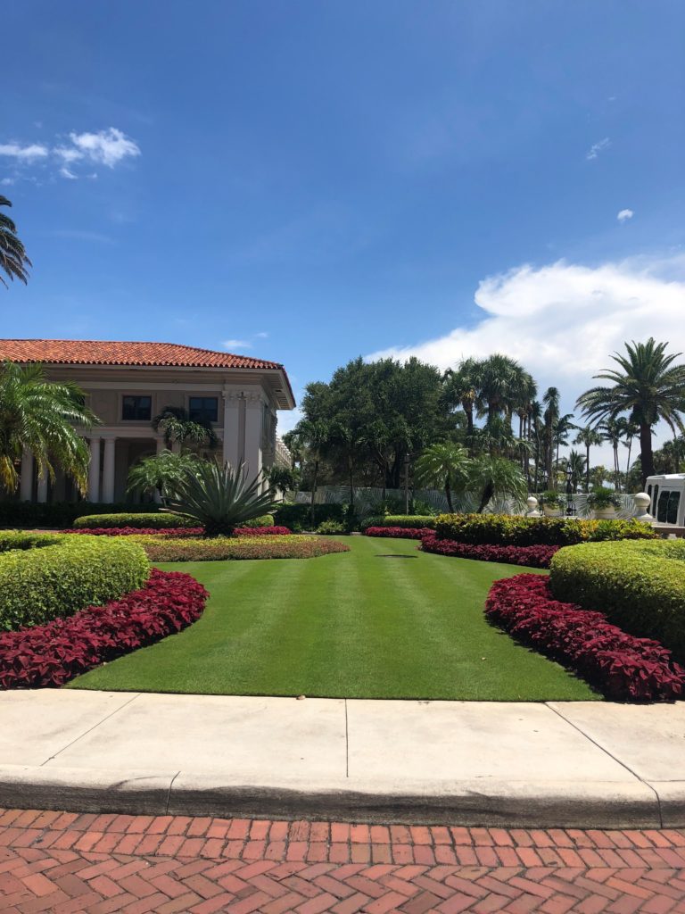 The Breakers Palm Beach front lawn