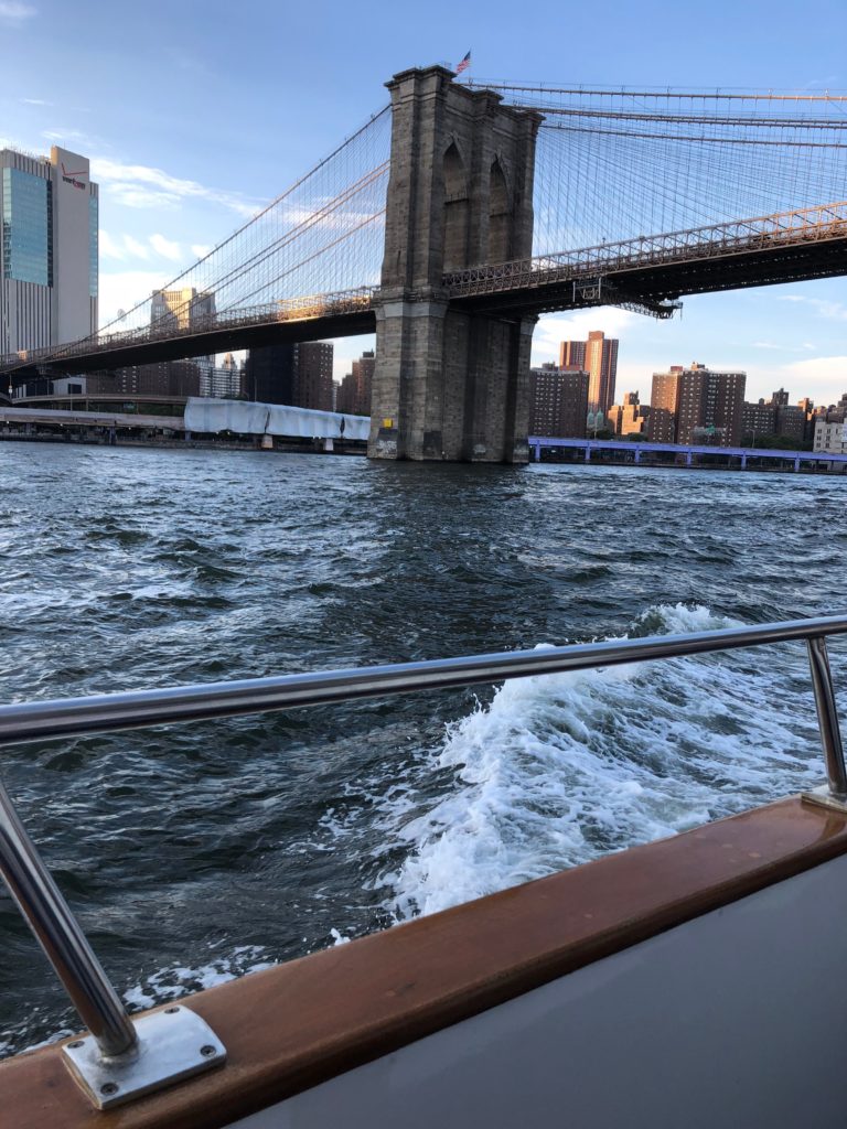 Brooklyn bridge from east river