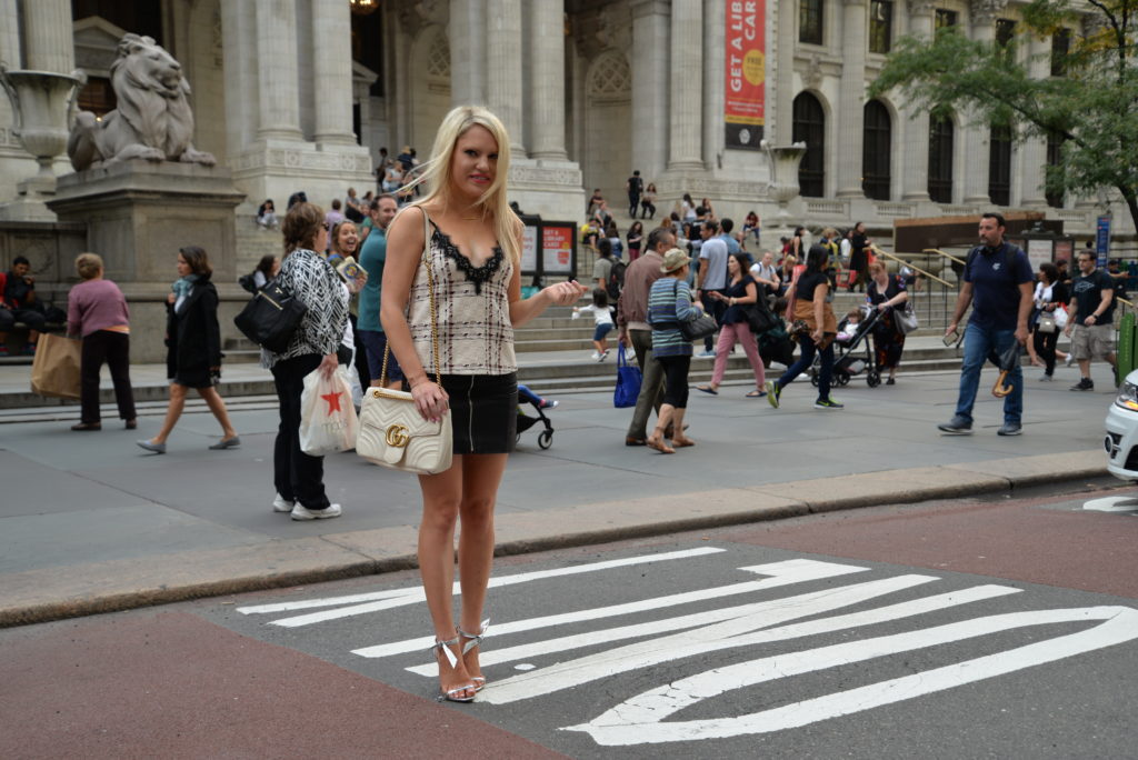 nyc public library fashion backdrop