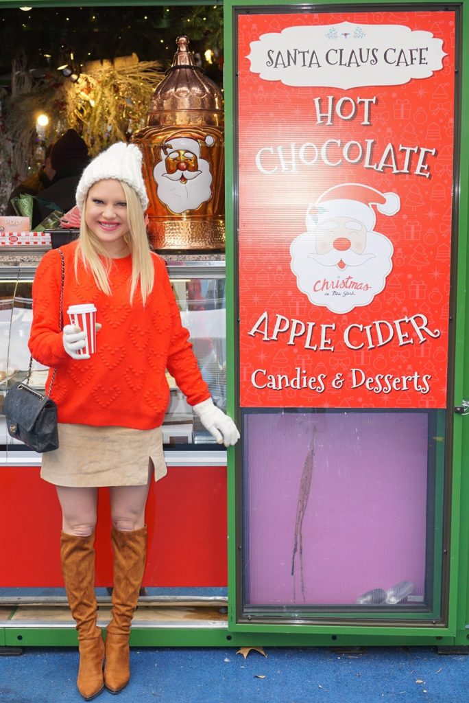 WINTER VILLAGE AT BRYANT PARK, santa claus cafe