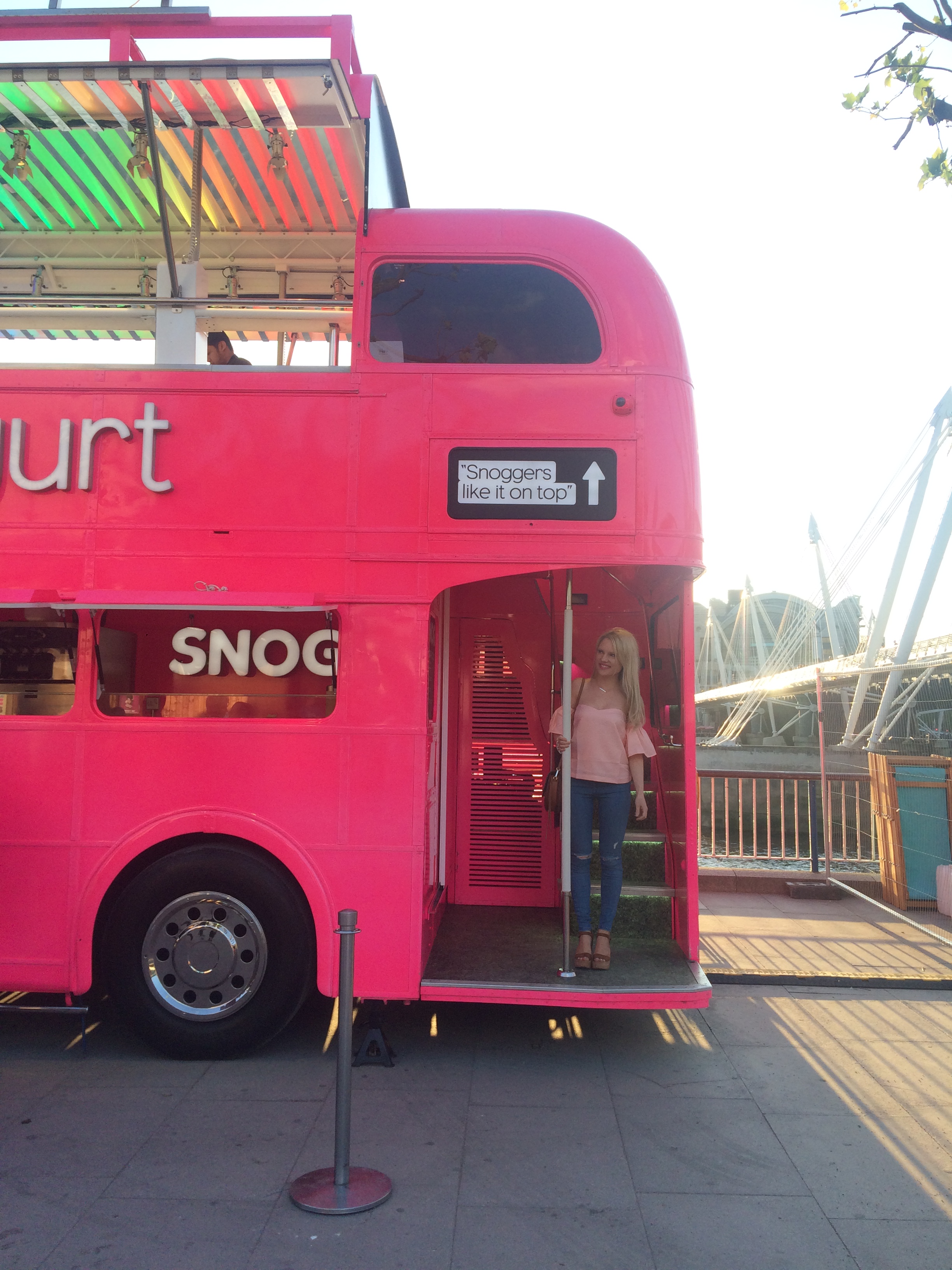 Caitlin-of-Styled-American-on-pink-yogurt-truck