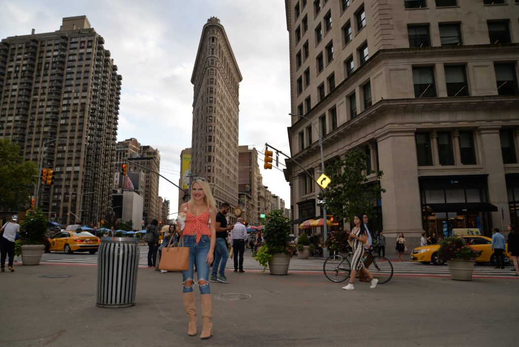 blogger at flatiron building