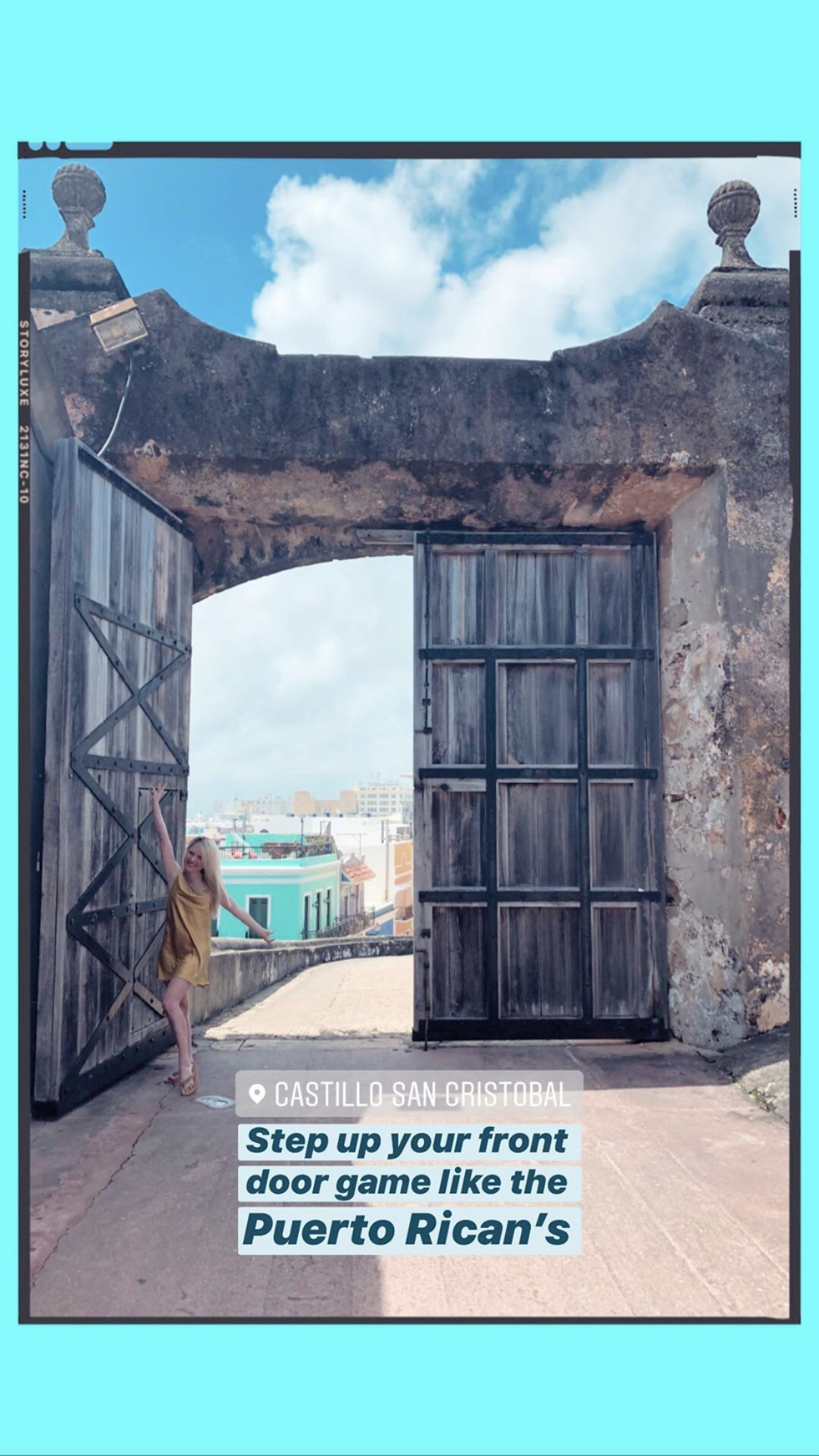 San Juan National Historic Site door entrance 